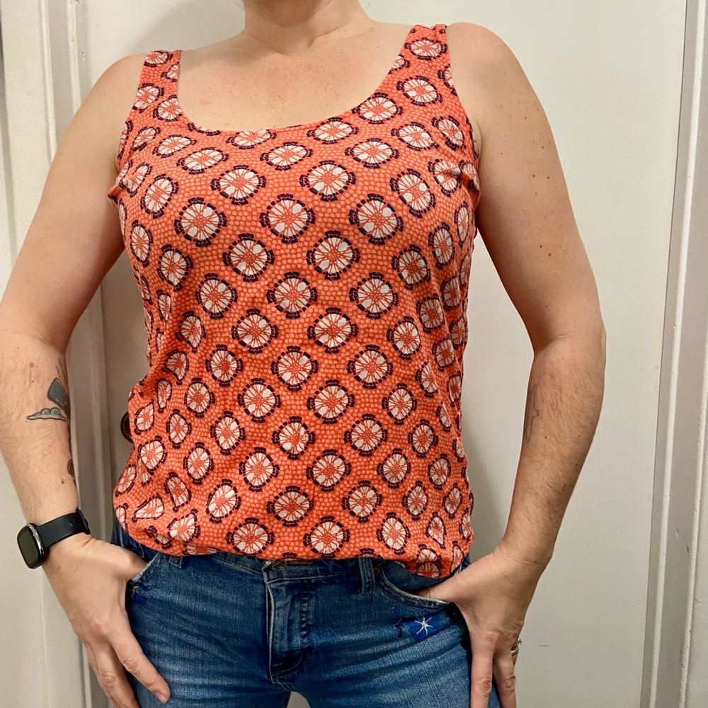 Coral tank top